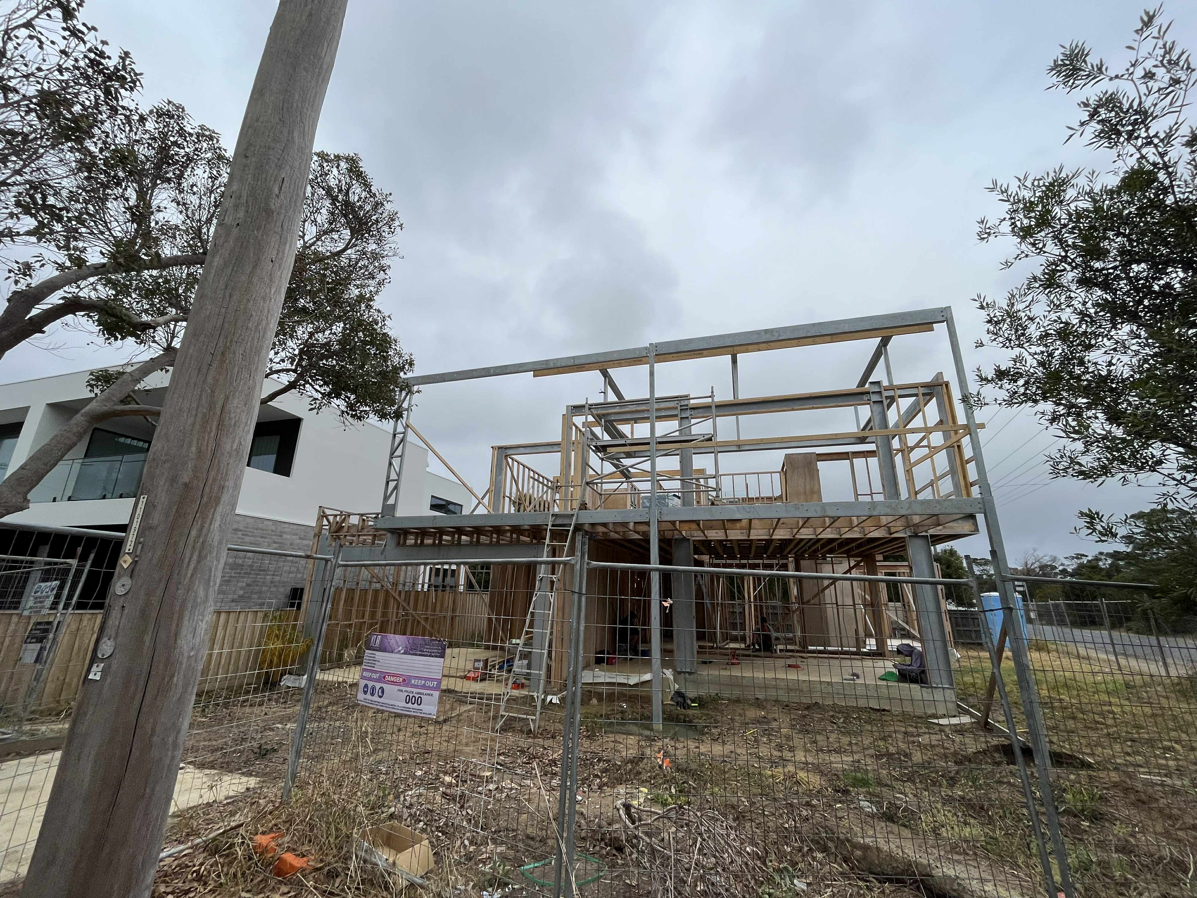 Structural steel installation